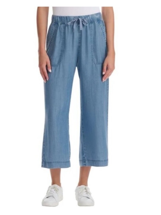 Splendid Pants - Splendid Women's Wide Leg Crop Pant NWT Chambray Blue